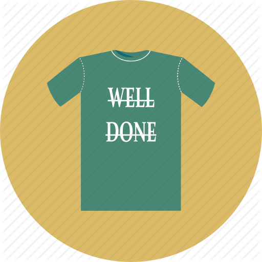 Done, Shirt, T Shirt, Well Icon