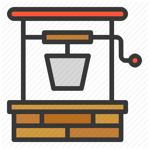 Equipment, Farm, Water, Water Well, Well Icon
