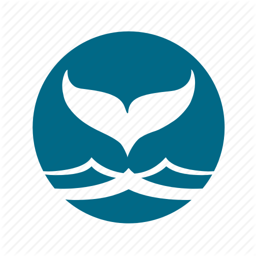 Animal, Ocean, Sea, Tail, Wave, Whale Icon