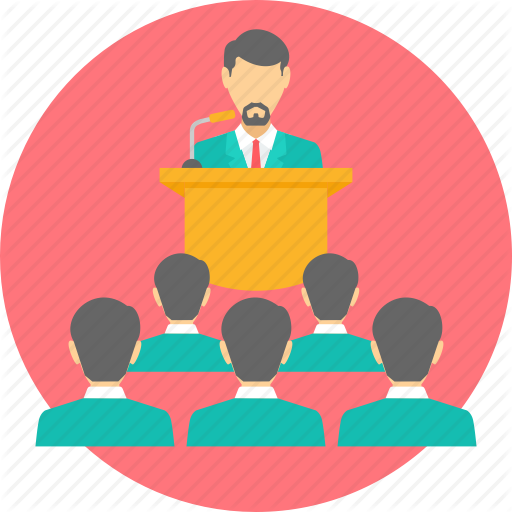 Communication, Group, Honor, Lecture, Man, Presentation, Speech Icon