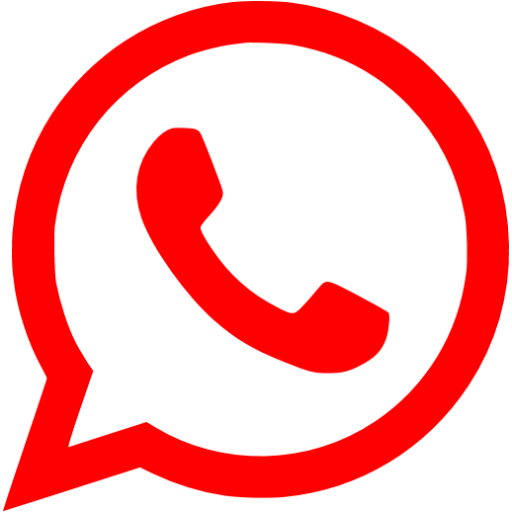 Red Whatsapp Icon
