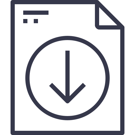 Document, Arrow, Down Icon Free Of And Document Black