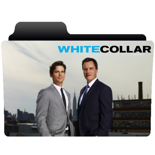 White Collar Folder Icon