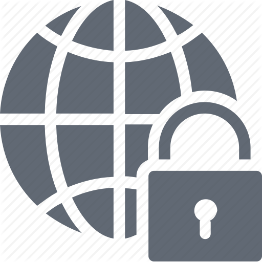 Global Security, Globe, Globe Lock, Globe With Lock, Lock Icon