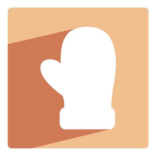 Glove Icon Christmas Shadow Iconset Pelfusion