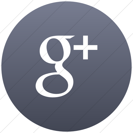 Flat Circle White On Blue Gray Gradient Bootstrap Font