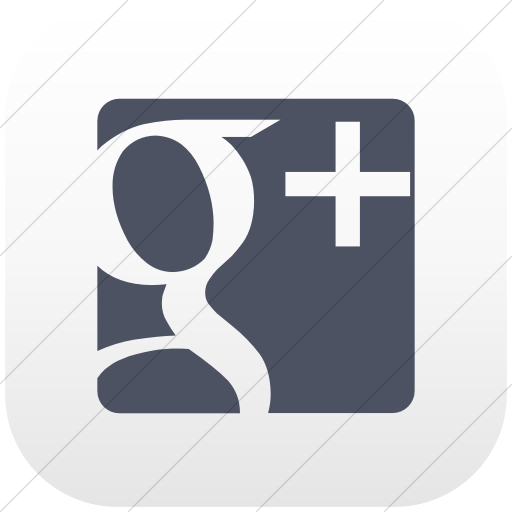 Flat Rounded Square Blue Gray On White Gradient Raphael