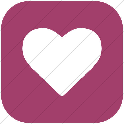 Flat Rounded Square White On Pink Bootstrap Font