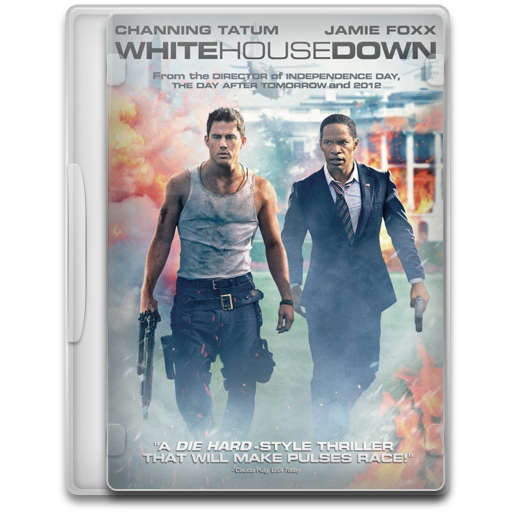 Covers, Cover, White, House, Down, Movie, Movies Icon Free