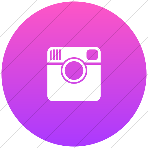 Flat Circle White On Ios Pink Gradient Foundation