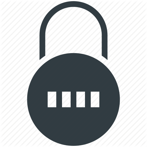 Code Lock, Combination Lock, Open Padlock, Password, Security Icon