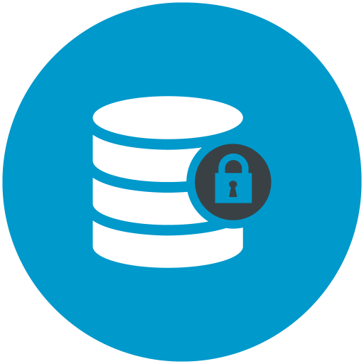 Data, Lock, Database Icon Free Of Web Hosting Technical Support