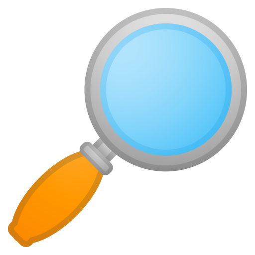Magnifying Glass Tilted Right Icon Noto Emoji Objects Iconset