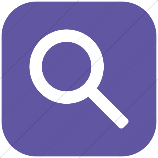 Flat Rounded Square White On Purple Broccolidry Search Icon