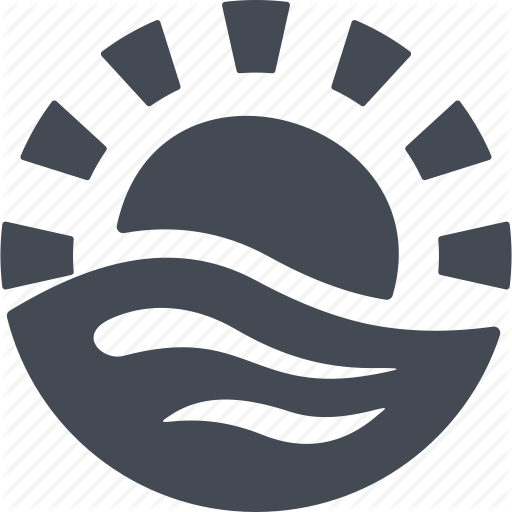 Circle, Light, Summer, Sun, Sunrise, Sunset, Tan Icon