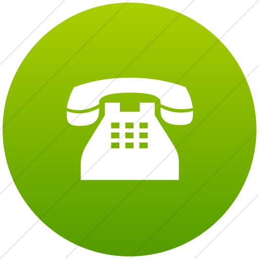 Flat Circle White On Green Gradient Classica