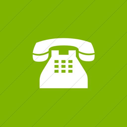 Flat Square White On Green Classica Traditional