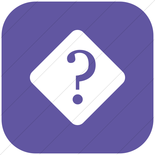 Flat Rounded Square White On Purple Raphael Question