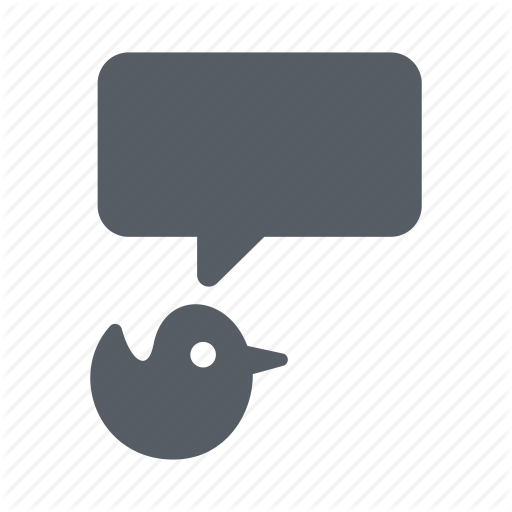 Bird, Bubble, Message, Talk, Tweet, Twitter Icon