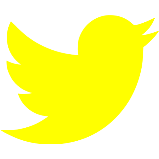 Yellow Twitter Icon