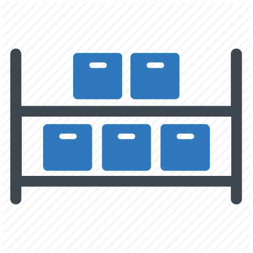Shelves, Storage, Wholesale Icon