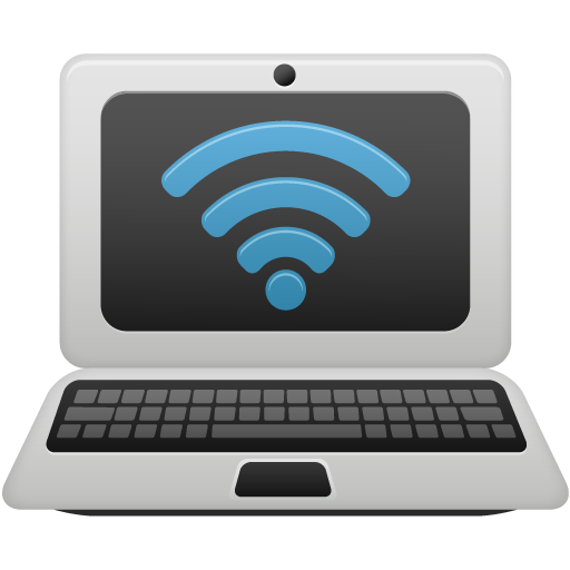 Laptop Wifi Icon Pretty Office Iconset Custom Icon Design
