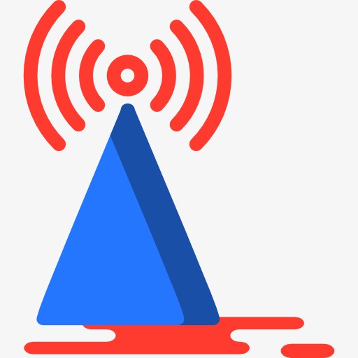 Color Signal Tower Wifi, Color Clipart, Wifi Icon, Color Wifi
