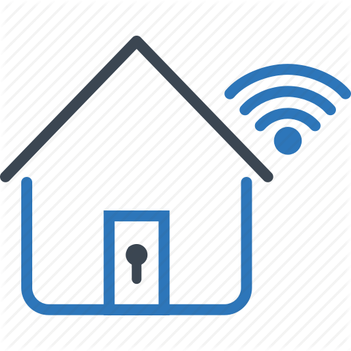 Home, Internet, Monitor, Network, Protection, Security, Wifi Icon