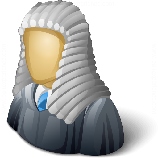 Iconexperience V Collection Judge Wig Icon