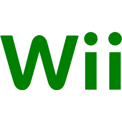 Green Consoles Wii Icon