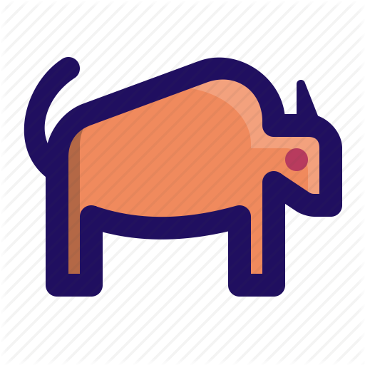 Animal, Bison, Buffalo, Horn, Wild Icon