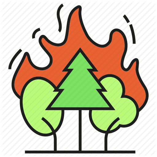 Disaster, Fire, Forest, Forest Fire, Tree, Wildfire Icon