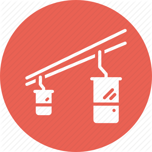 Cable, Car, Rope, Snow, Transport, Travel, Winch Icon