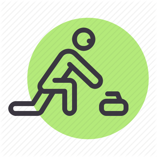 Competition, Curling, Match, Olympics, Snow, Sports, Winter Icon