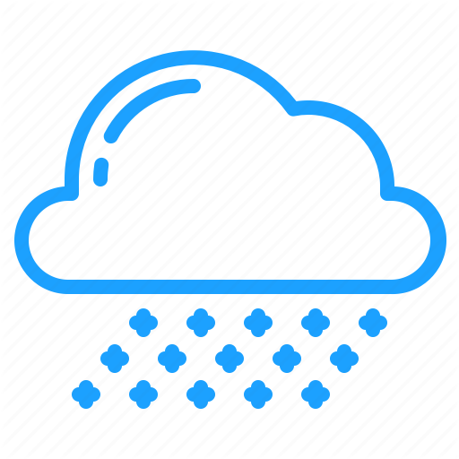Cloud, Snow, Weather, Wind Icon