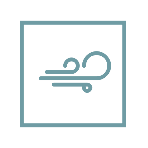 Square, Element, Wind Icon