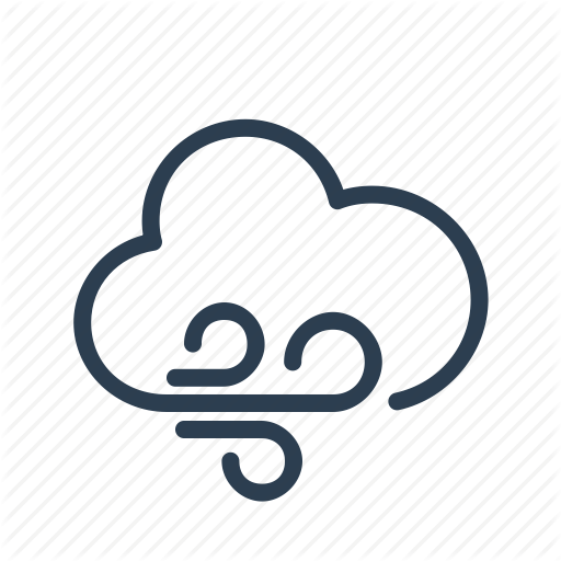 Breeze, Cloud, Cloudy, Weather, Wind, Wind Speed, Windy Icon