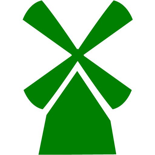 Green Windmill Icon
