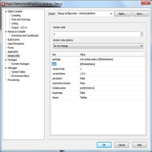 Set The Application Title In Delphi Firemonkey On Ios Android