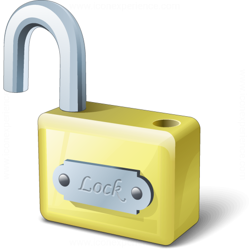 Iconexperience V Collection Lock Open Icon