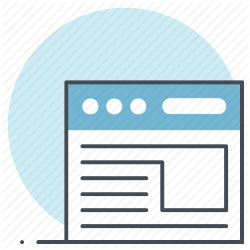 Business, Development, Job, News, Webpage, Window, Work Icon