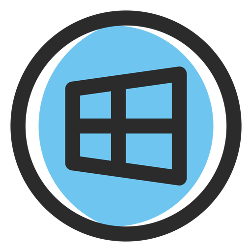 Windows Colored Stroke Icon