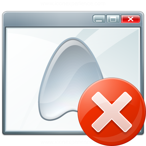Iconexperience V Collection Window Application Error Icon