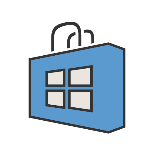 Windows, Store Icon Free Of Social Media Logos I Filled Line