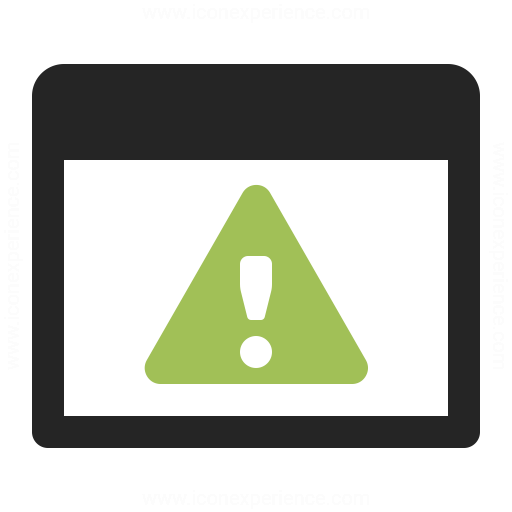 Window Warning Icon Iconexperience