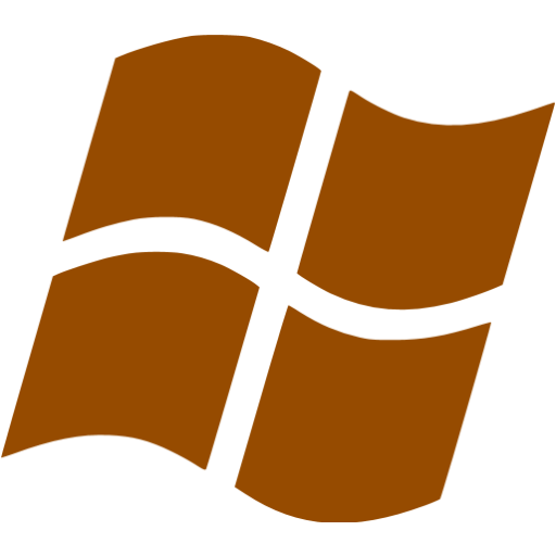 Brown Os Windows Icon