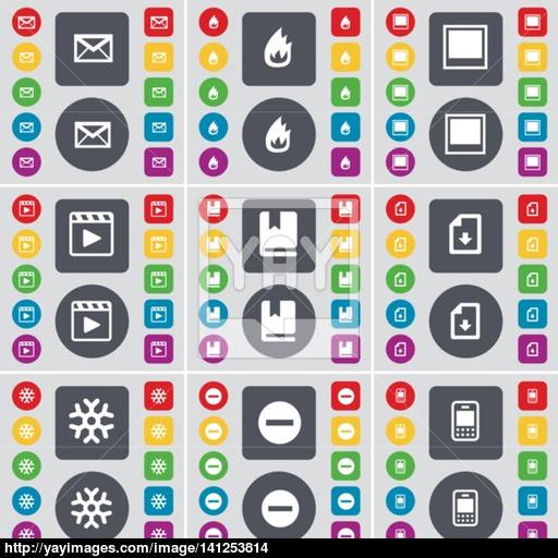 Message, Fire, Window, Media Player, Diagram, Snowflake, Minus