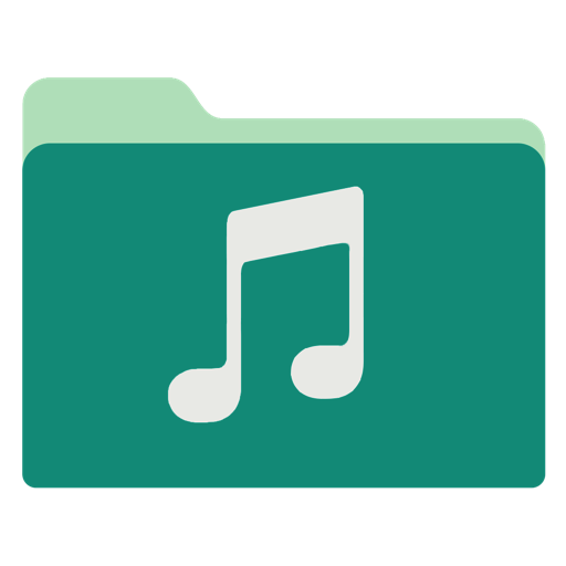 Music Icon Green Tropical Waters Folders Iconset Janosch