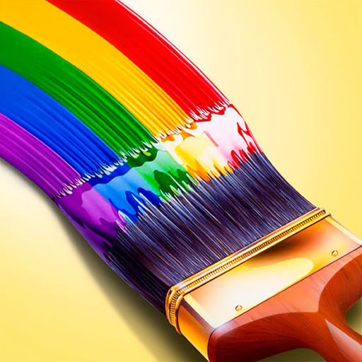 Paint Windows Paintbrush Rainbow