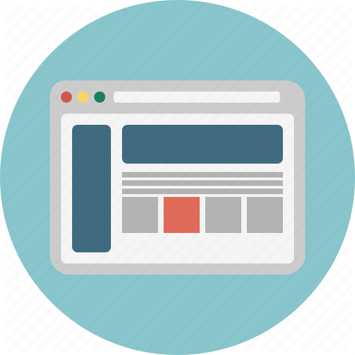 Browser, Domain, Frame, Multimedia, Server, Tab, Website Icon